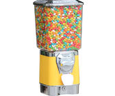 Bulk Candy  Vending Machine Yellow Color High Durability Machine size 21*21*45CM