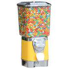 1-6 Pieces Coins Candy Gumball Vending Machine Yellow Coin Box 21*21*45CM