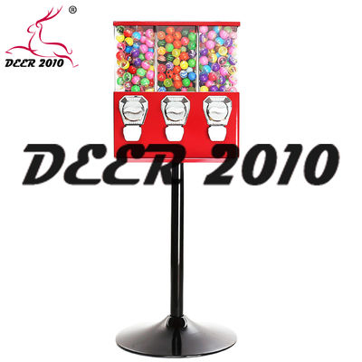 Vendez une machine à gommer avec roue de bonbons en vrac et protection solaire étanche