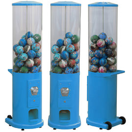 Metal Base Coin Operated Gumball Machine 44*38*146CM Customized Color